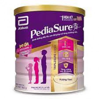  Thực phẩm dinh dưỡng y học Abbott Pediasure hương Vani 850g (1-10 tuổi)